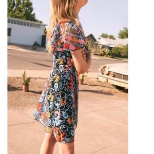 NWT Anthropologie Eva Franco Embroidered Dress 12